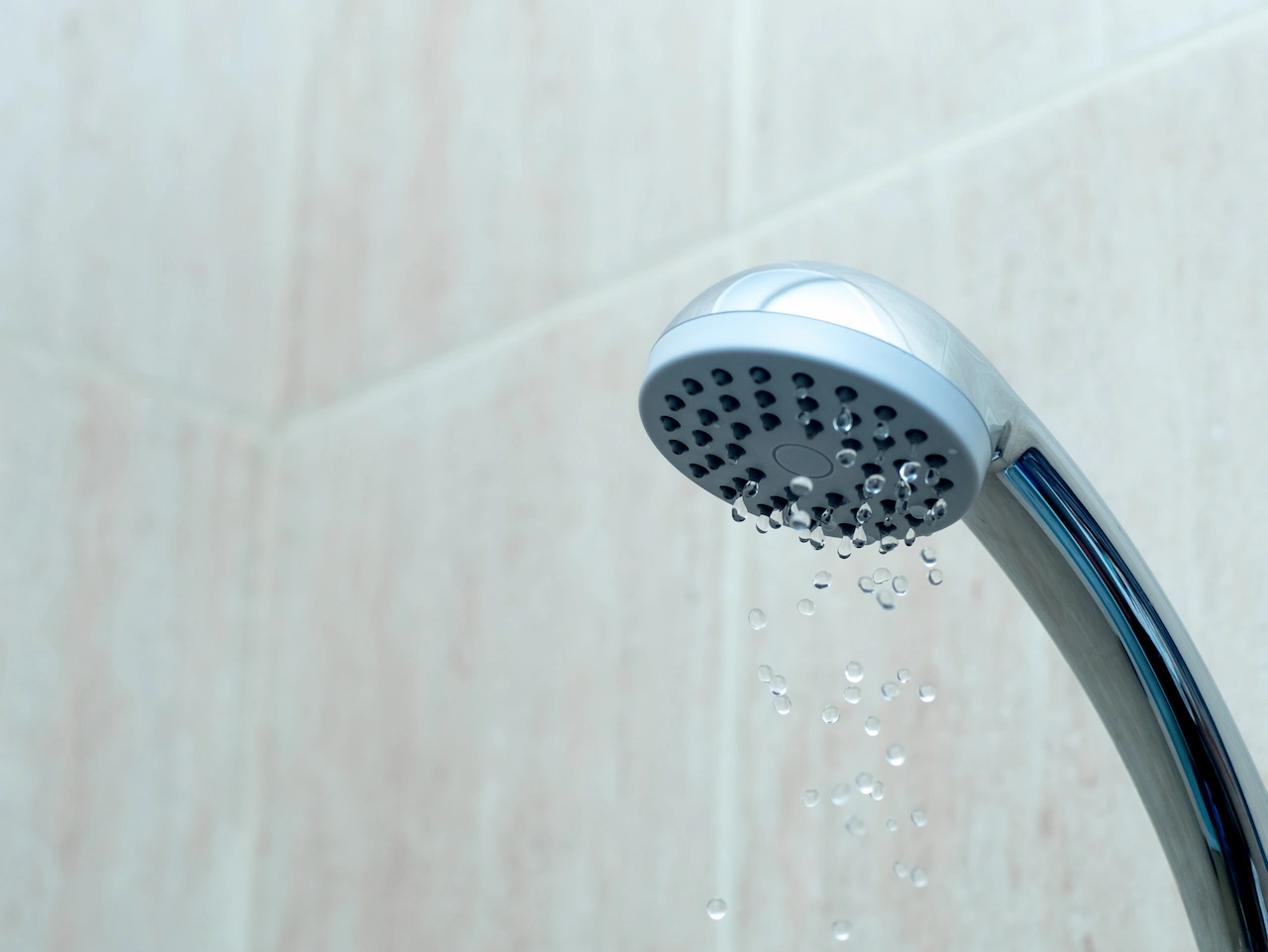 A shower head with a weak water stream